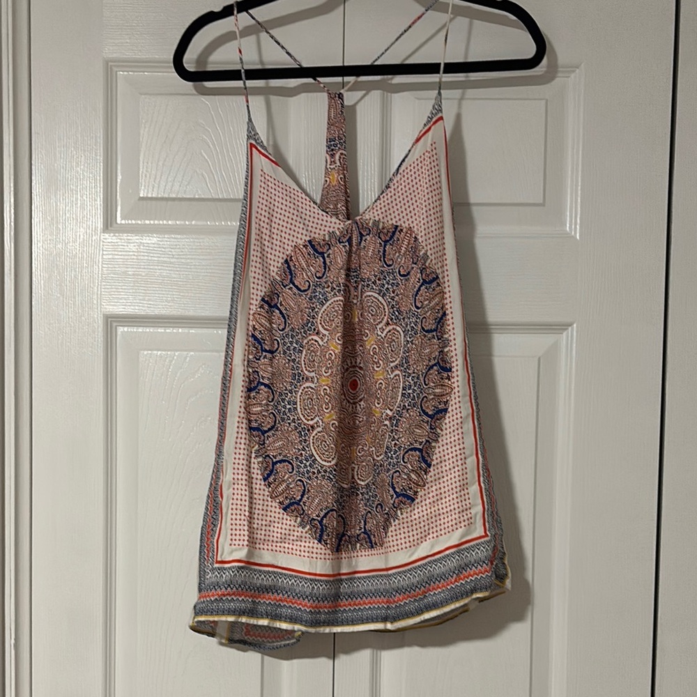 Renee C. Pink Asymmetrical Backless Camisole